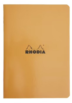 Rhodia-Cahier-A5-Notebook-Grid-Orange on sale