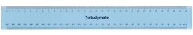 Studymate-Plastic-Ruler-30cm-Fluoro-Blue on sale