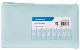 Studymate-Name-Pencil-Case-Small-Teal on sale