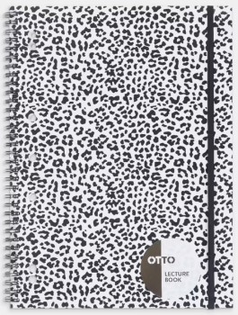 Otto-A4-Lecture-Book-200-Page-Leopard on sale