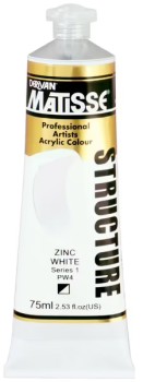 Derivan+Matisse+Structure+Zinc+75mL+White