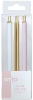 Otto-Pastel-Metal-Pens-3-Pack on sale