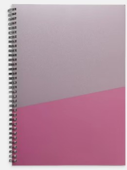 Otto+A4+Spiral+Notebook+200+Pages+Purple%2FPink