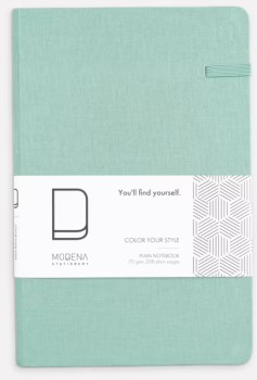 Modena+Color+Your+Style+A5+Notebook+Linen+Blank+Teal