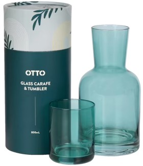 Otto+Wellness+Carafe+with+Tumbler+Dark+Green