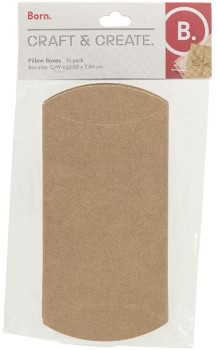 Born-Cardboard-Pillow-Box-10-Pack on sale