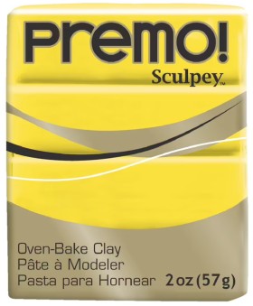 Sculpey+Premo+Modelling+Clay+57g+Cadmium+Yellow