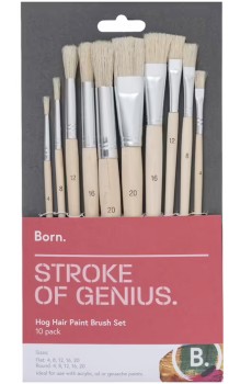 Born-Hog-Paintbrush-10-Pack on sale