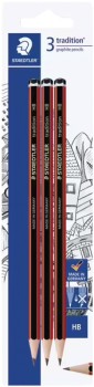Staedtler+Tradition+Graphite+Pencils+HB+3+Pack