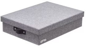 Otto+Recycled+A4+Storage+Box+Grey