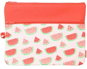 Studymate-Large-Twin-Zip-Pencil-Case-Watermelon on sale