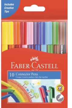 Faber-Castell+Connector+Pens+10+Pack