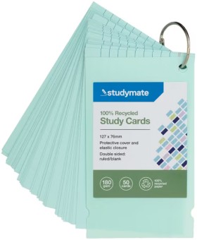 Studymate-Study-Cards-Pastel-50-Sheets on sale