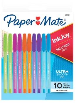 PaperMate+InkJoy+100+Ballpoint+Pens+Fashion+Assorted+10+Pack