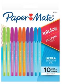 PaperMate-InkJoy-100-Ballpoint-Pens-Fashion-Assorted-10-Pack on sale