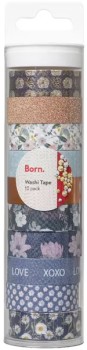 Born+Washi+Tape+Floral+10+Pack