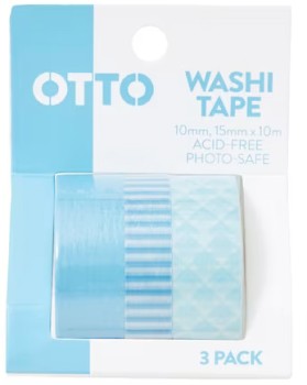 Otto-Washi-Tape-Blue-3-Pack on sale