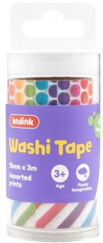 Kadink+Printed+Washi+Tape+4+Pack