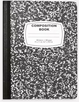 Composition+Book+Black