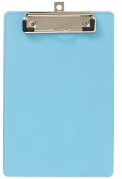 JBurrows-A5-Plastic-Clipboard-Blue on sale