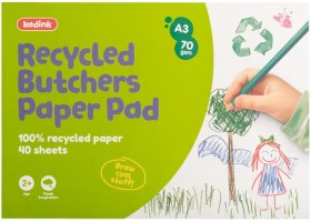 Kadink-A3-100-Recycled-Butchers-Paper-Pad-40-Sheets on sale