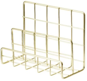 Otto-Wire-3-Tier-Letter-Holder-Gold on sale