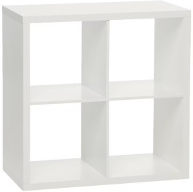 Horsen-4-Cube-Bookcase-White on sale