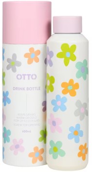 Otto+Colour+Therapy+Floral+Drink+Bottle+600mL