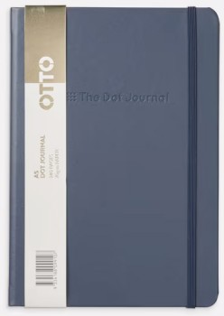 Otto-A5-Bullet-Journal-240-Page-Navy-Blue on sale