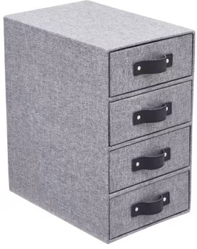 Otto-Recycled-4-High-Drawers-Grey on sale