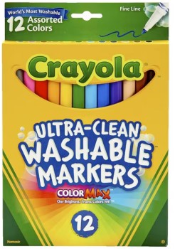 Crayola-Ultra-Clean-Fine-Line-Markers-12-Pack on sale