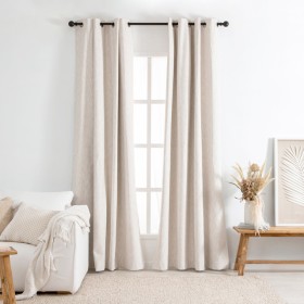 Marina-Blockout-Beige-Curtain-Pair-by-MUSE on sale