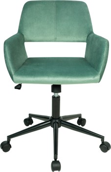Otto+Nordby+Desk+Chair+Velvet+Green