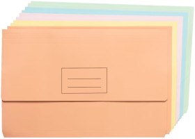 Otto-Manilla-Document-Wallets-10-Pack-2Tone-Assorted on sale