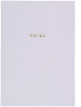 Otto-A5-Colour-Block-Notebook-120-Pages-Lavender on sale