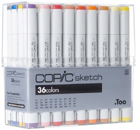 Copic+Sketch+Markers+Assorted+36+Pack