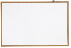 J.Burrows+Magnetic+Whiteboard+900+x+600mm+Oak