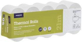 J.Burrows+Thermal+Rolls+57+x+45mm+10+Pack+BPA+Free