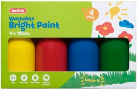 Kadink+Washable+Bright+Poster+Paint+125mL+x+4+Pack