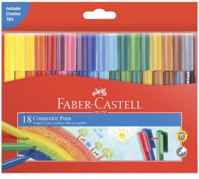 Faber-+Castell+Connector+Pens+18+Pack