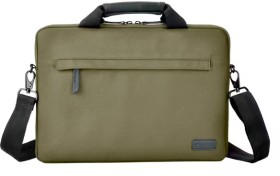 Evol-141-Recycled-Slim-Laptop-Briefcase-Olive on sale