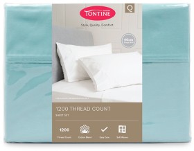 Tontine-1200-Thread-Count-Premium-Elegance-Sheet-Set-Queen-Spa-Blue on sale