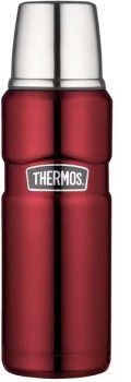 Thermos+Stainless+King+Vacuum+Insulated+Flask+470mL+Red