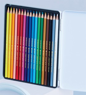 Caran+d%26rsquo%3BAche+Swisscolour+Watercolour+Pencils+18+Pack+Tin