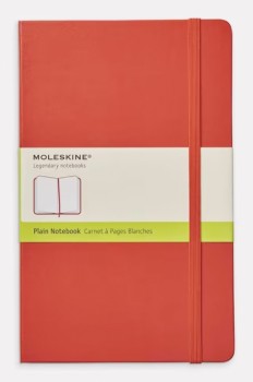 Moleskine+Classic+Hard+Cover+Plain+Large+Notebook+Red