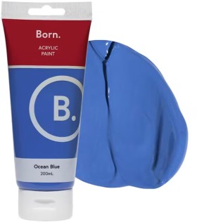 Born-Acrylic-Paint-200mL-Ocean-Blue on sale