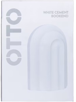 Otto-Mono-Book-End-White on sale