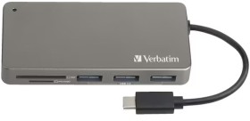 Verbatim-USB-C-Card-Reader-Hub on sale
