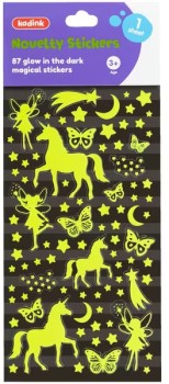 Kadink-Glow-in-the-Dark-Sticker-Sheet-Magical-Design on sale