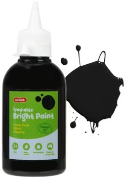 Kadink-Washable-Poster-Paint-250mL-Black on sale